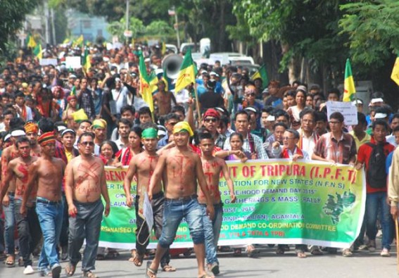IPFT again pressed for separate tribal state, create unrest among city dwellers